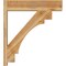 Ekena Millwork Merced Block Rough Sawn Outlooker, Western Red Cedar, 8"W x 34"D x 38"H OUT08X34X38MRC05RWR - alternate 3
